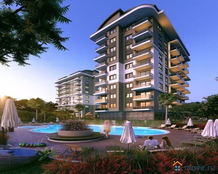 2-комн. апартаменты, 55 м²