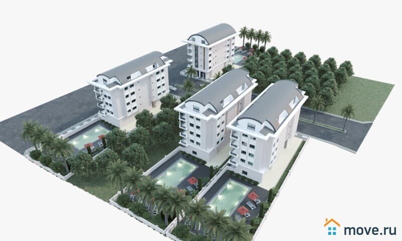 3-комн. апартаменты, 76 м²