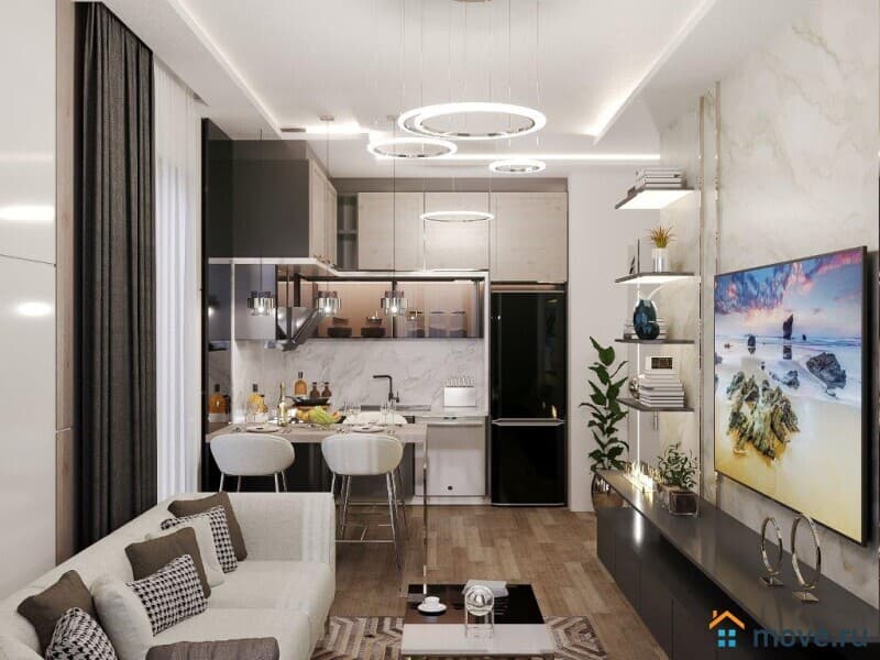 2-комн. апартаменты, 48 м²