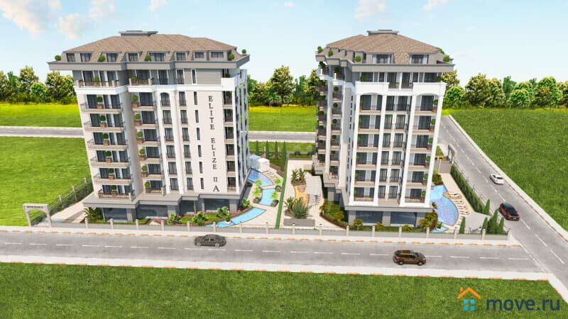 апартаменты, 60 м²