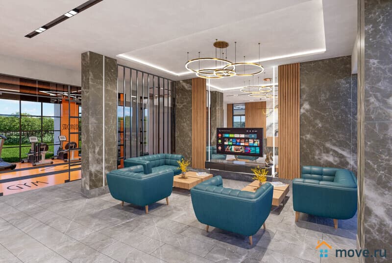 2-комн. апартаменты, 55 м²