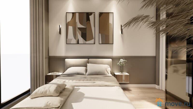 2-комн. апартаменты, 55 м²