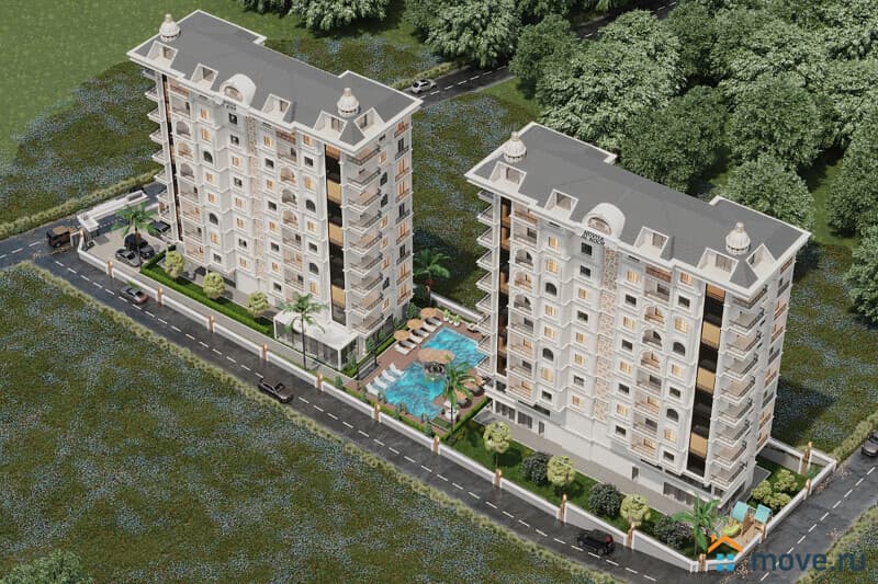 2-комн. апартаменты, 56 м²