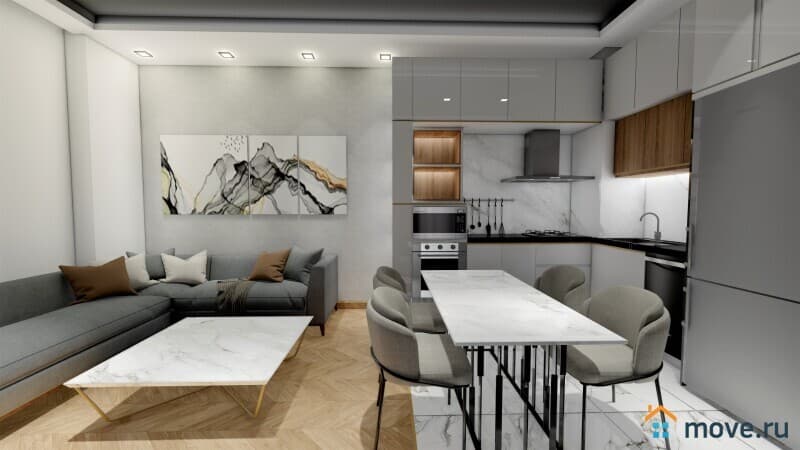 2-комн. апартаменты, 56 м²