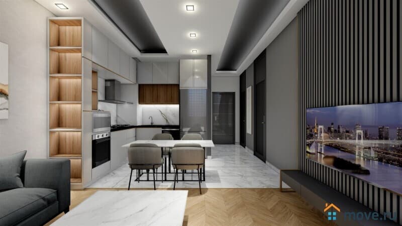 2-комн. апартаменты, 56 м²
