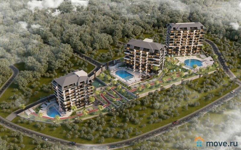 2-комн. апартаменты, 55 м²