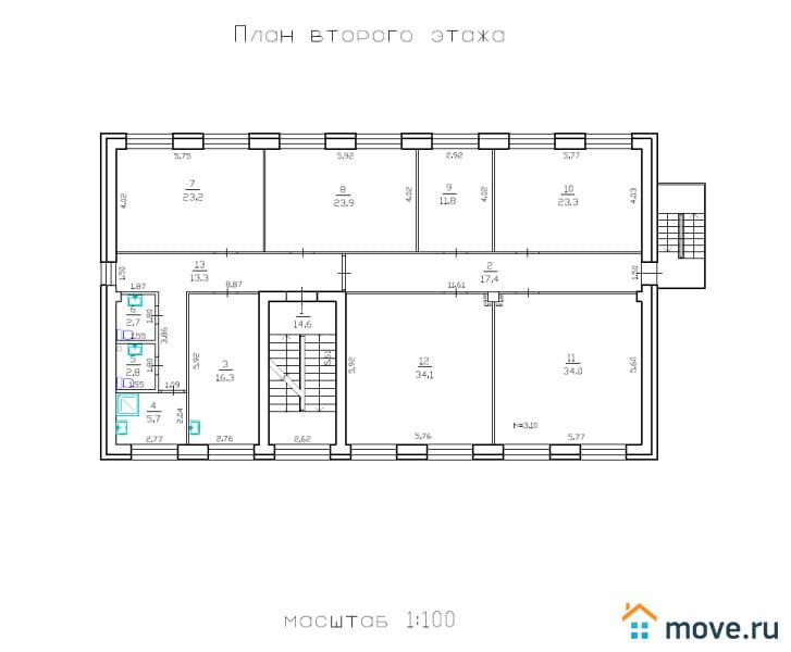 нежилое здание, 908.8 м²