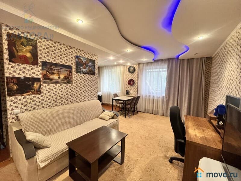 3-комн. квартира, 56.6 м²