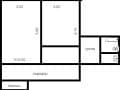 2-комн. квартира, 41.2 м²