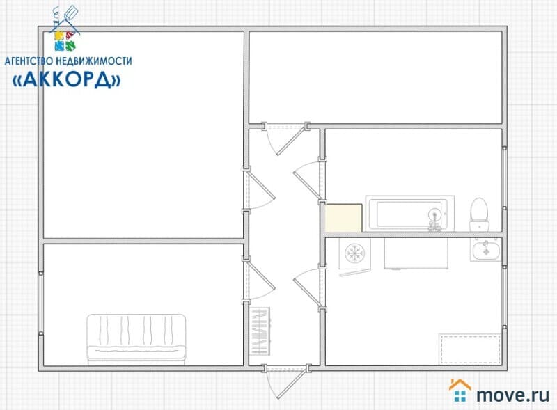 комната, 13 м²