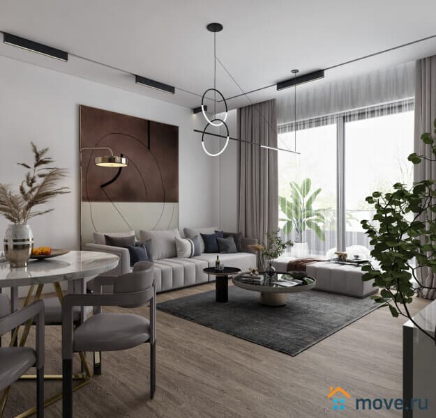 3-комн. квартира, 77 м²