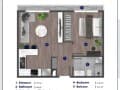 1-комн. квартира, 60 м²