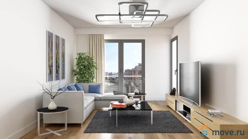 1-комн. квартира, 87 м²