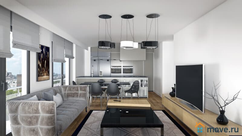 1-комн. квартира, 87 м²