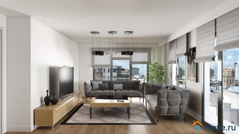 1-комн. квартира, 87 м²