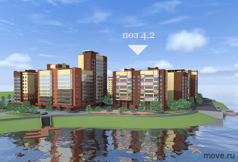 3-комн. квартира, 93 м²