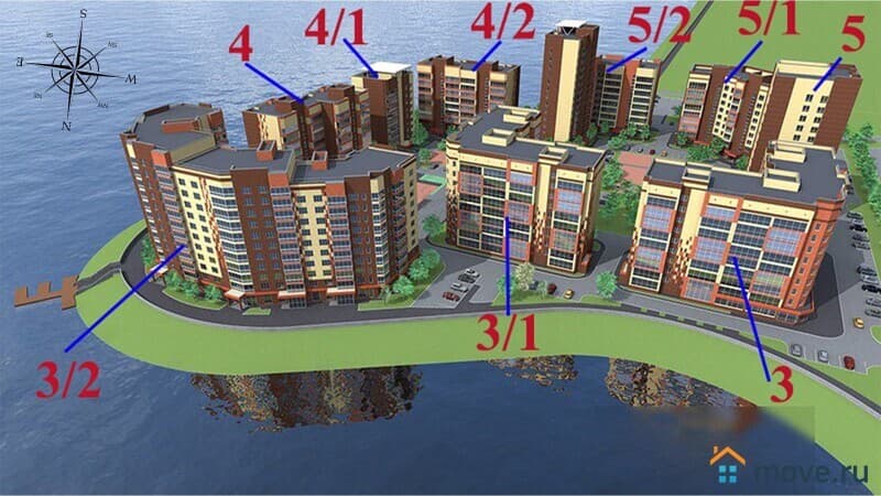 3-комн. квартира, 91 м²