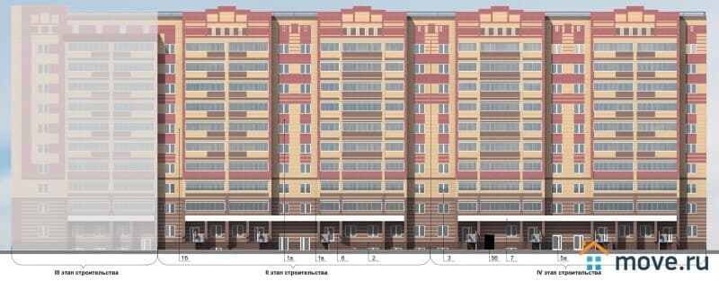 2-комн. квартира, 61 м²