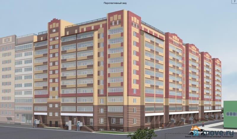 2-комн. квартира, 61 м²
