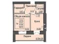 Купить однокомнатную квартиру, 42 м², этаж 5 из 9. Фото 1