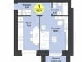 Продажа однокомнатной квартиры, 49 м², этаж 5 из 9. Фото 3
