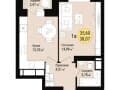 Продать однокомнатную квартиру, 38 м², этаж 5 из 9. Фото 1