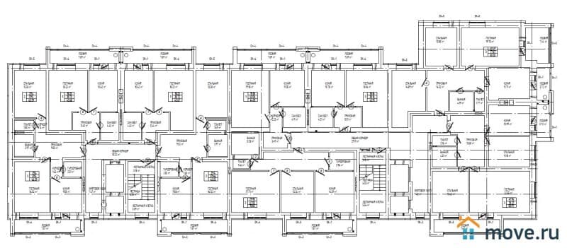 1-комн. пентхаус, 44 м²