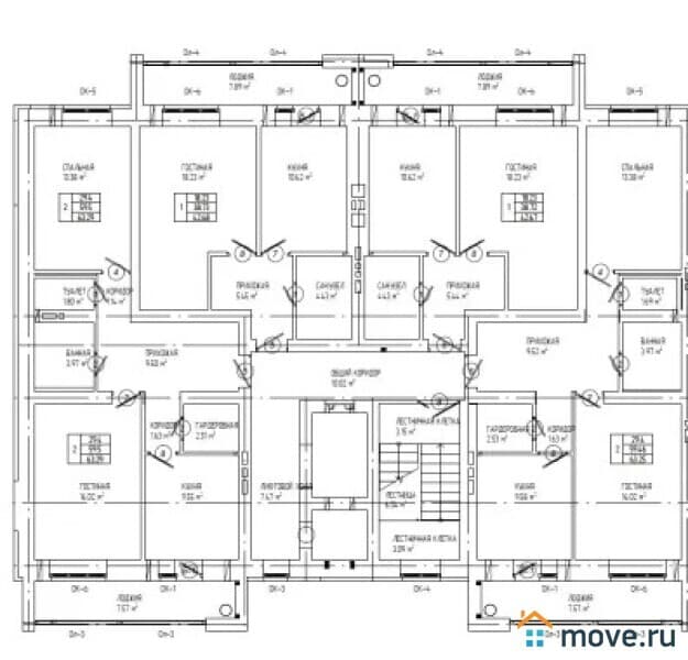 2-комн. квартира, 63 м²
