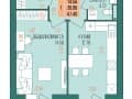 Купить однокомнатную квартиру, 48 м², этаж 5 из 9. Фото 2