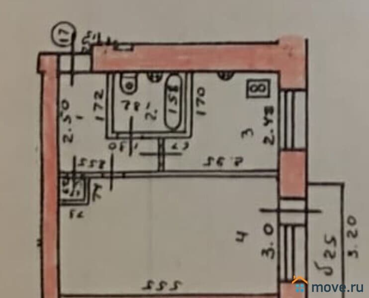 1-комн. квартира, 31 м²