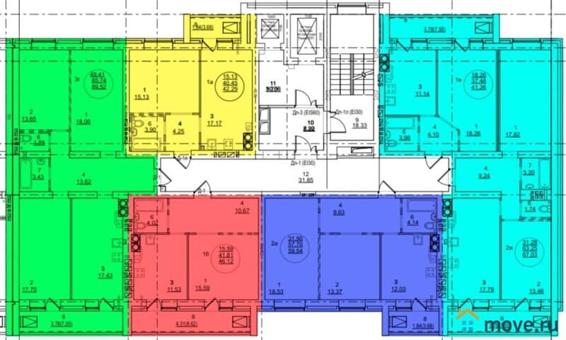 2-комн. квартира, 64 м²