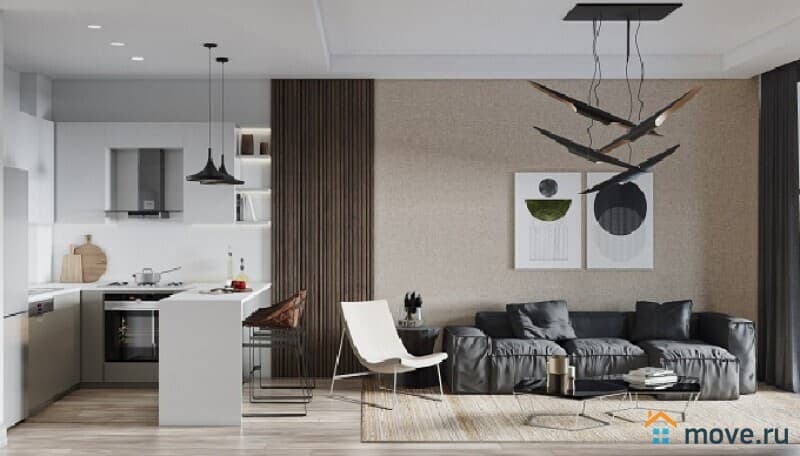 2-комн. квартира, 75 м²