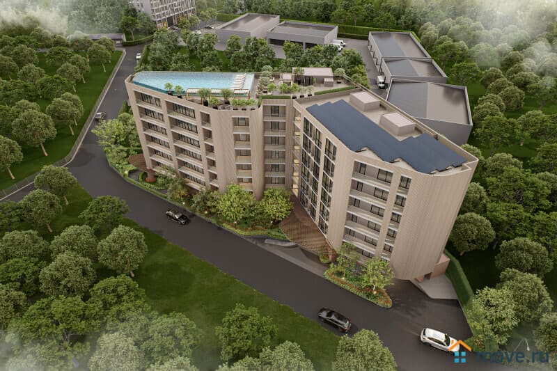 2-комн. апартаменты, 36 м²