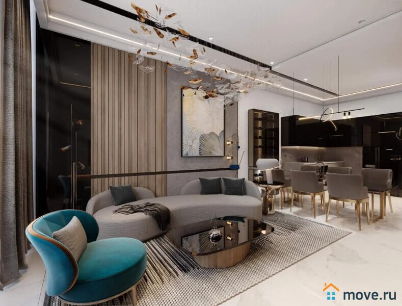 студия, 40.9 м²