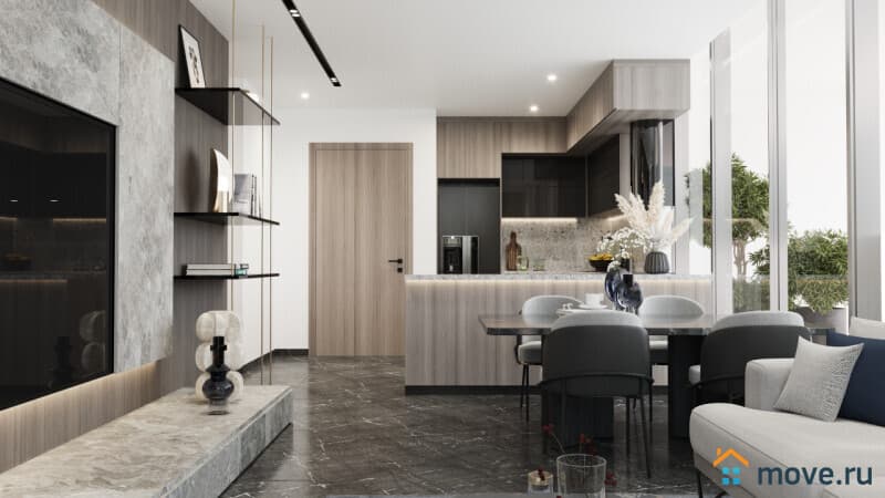 2-комн. апартаменты, 82.4 м²