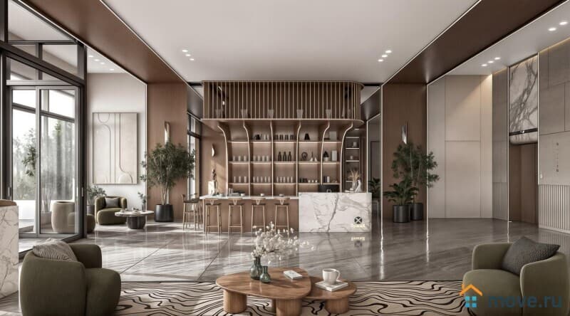 2-комн. апартаменты, 77 м²