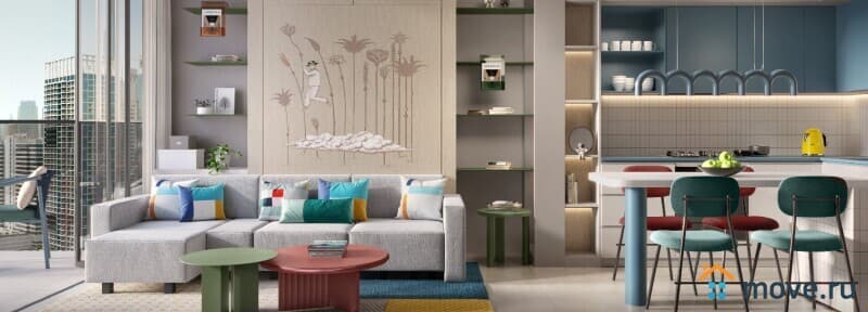 1-комн. квартира, 34 м²