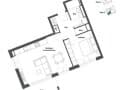 2-комн. квартира, 63.3 м²