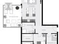 3-комн. квартира, 98.1 м²