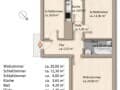 3-комн. квартира, 61.8 м²