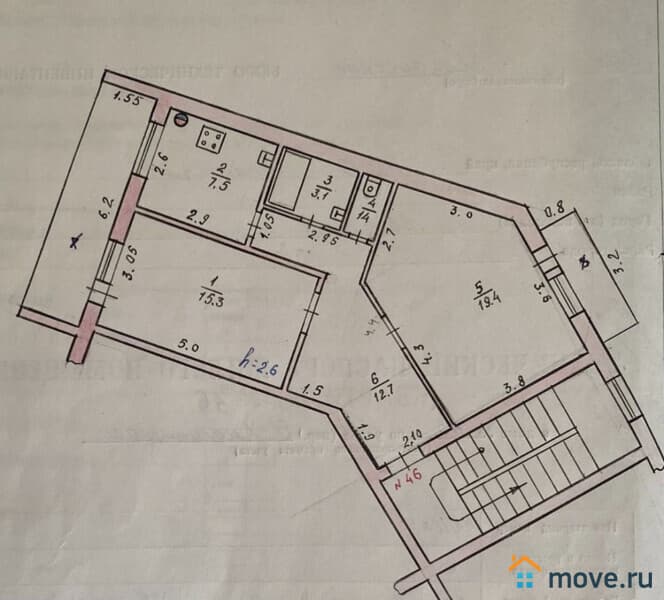 2-комн. квартира, 65 м²